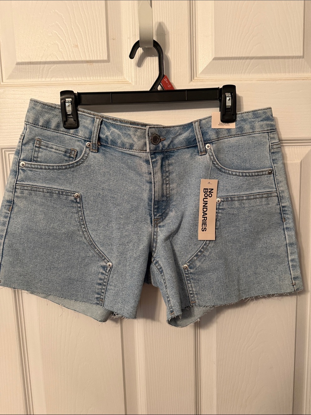 No Boundaries Light Blue Denim Jean Shorts